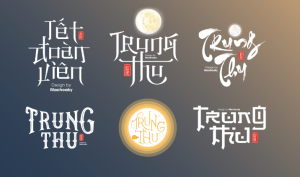 font chữ Việt hoá Tết Trung Thu, font chữ Tết Trung Thu, font Việt hoá Trung Thu, typography Trung Thu