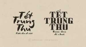 font chữ Việt hoá Tết Trung Thu, font chữ Tết Trung Thu, font Việt hoá Trung Thu, typography Trung Thu