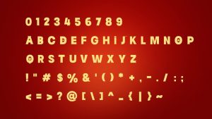 Font Lá Cờ, Font chữ Lá Cờ, Font Lá Cờ miễn phí, Font Lá Cờ trong thiết kế